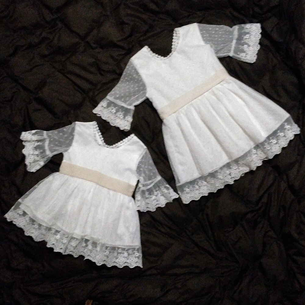 White Christening/Flower Girl Dress